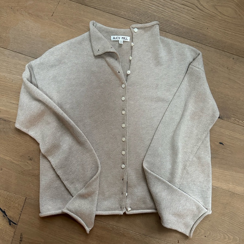 Alex Mill Taylor Roll Neck Cardigan